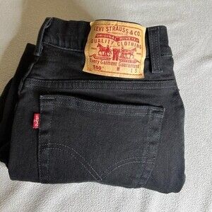 Vintage Levi’s 550 Womens Size 12 Regular S Black Made in Brazil Relax Fit